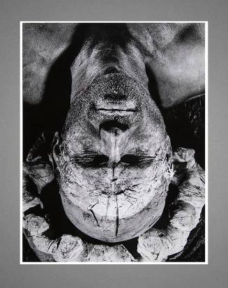 Self-Portrait (close up) (from the series Erinnerungsspur – Statische Vibration (Memory's Trace-Static Vibration))