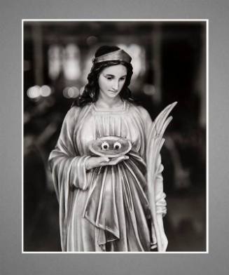 Statue of St. Lucy with Eyeballs on Plate, Chicago