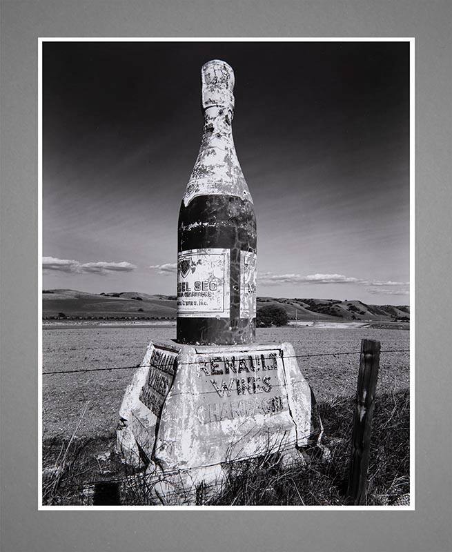 Untitled (Roadside Advertising for Renault Winery, California)
