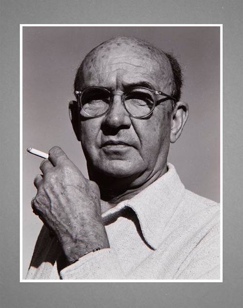 Silver gelatin print of Hal Bynner