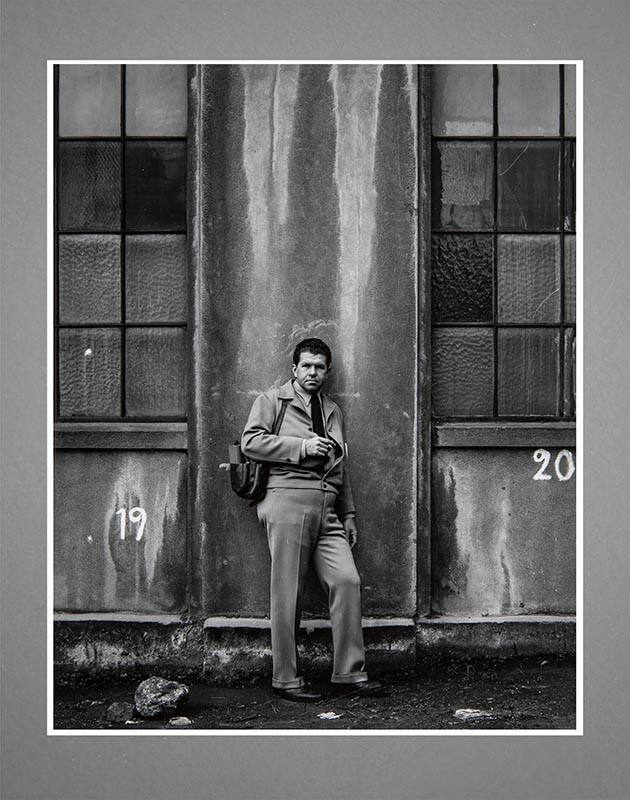 Vintage gelatin silver print- portrait of Bill Lippincott