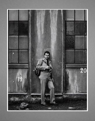 Vintage gelatin silver print- portrait of Bill Lippincott