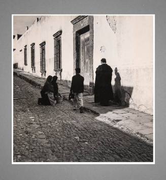 Gelatin silver print- Homage to a Priest in San Miguel de Allende, Mexico