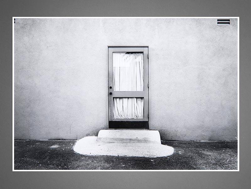 Silver gelatin print door
