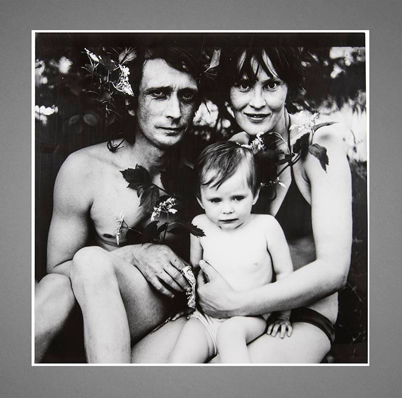 Silver gelatin print or a family portrait