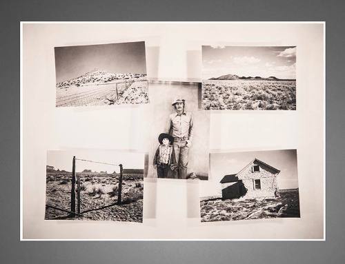 Composite toned gelatin silver prints- collage