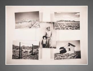 Composite toned gelatin silver prints- collage