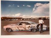 Chromogenic print from portfolio series, The Lowriders: Portraits from New Mexico." Charlie Vil…