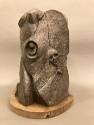 Cast Bronze sculpture by Andrea Bacigalupa, "Deis Irae," second side view