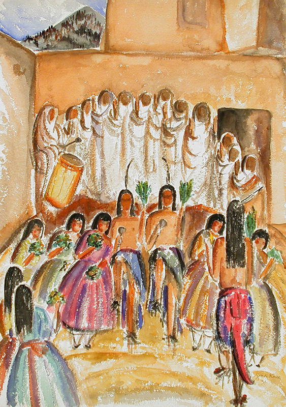 Summer Rain Dance, Taos