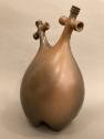 Pit-fired foraged clay vessel by Jamie Porter Lara, "LDS-MHB-DCMR-1219E-01," 2019-- side view
