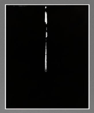 gelatin silver print by Harry Callahan, "Bob Fine," 1952 (printed before 1987)