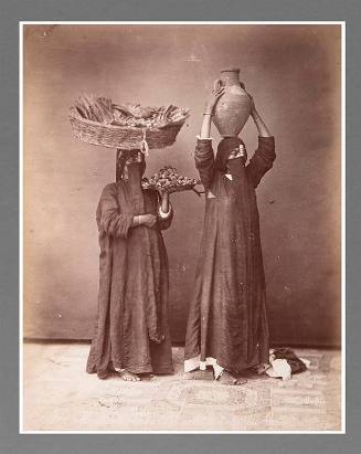 Untitled (two women carrying fruit and water jug)
