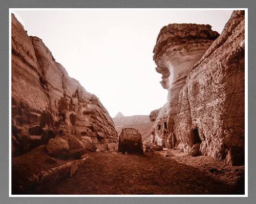 Behind the Pyramid, Giza, Egypt