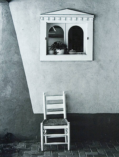 Chair and Window, Tesuque, New Mexico