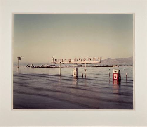 Flooded Marina (Gas Pumps), Salton Sea, California