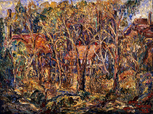 Untitled (A canyon road scene)