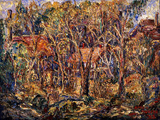 Untitled (A canyon road scene)