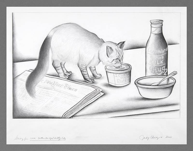 Study for 10 AM: Butter Me Up / Kitty City