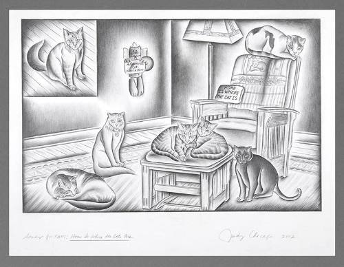 Study for 5 AM: Home is Where the Cats Are