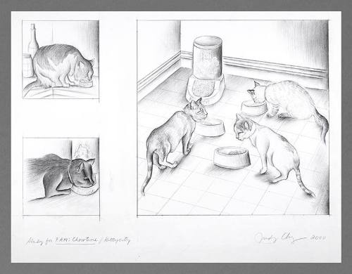 Study for 7 AM: Chowtime / Kitty City