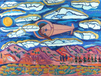 Midnight Lovers Over New Mexico