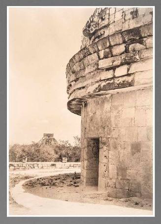 Castillo From the Caracol, Chichen Itza Yucatan