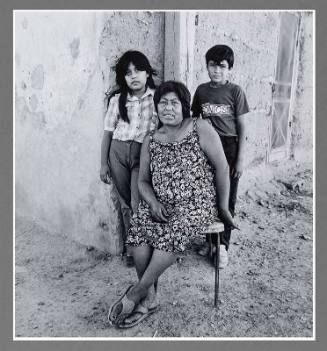 Magdalena Medrano with Jaime and Dolores, Guadalupe Bravos, Chihuahua 
