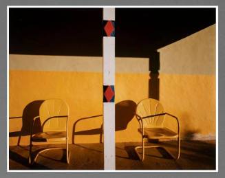 George and Oralia Romero's Front Porch, El Valle, New Mexico