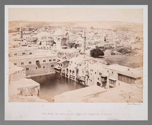 The Pool of Hezekiah from the Tower of Hippicus, Jerusalem