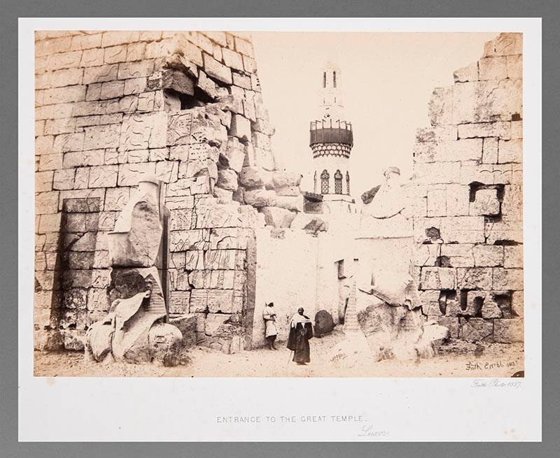 Entrance to the Great Temple, Luxor