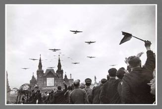 Parade Honoring the Chelyuskin Survivors, Red Square, Moscow