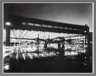 B-29 Bomber Coming Out of the Factory