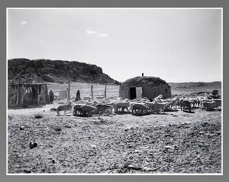 A Stone Hogan (from the Enduring Navaho series)