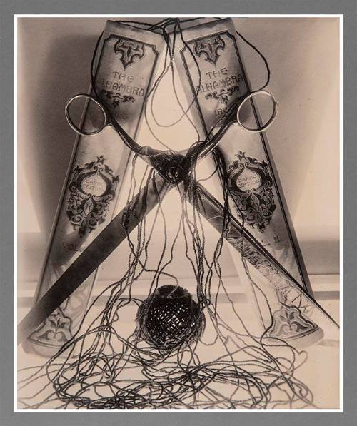 A Problem for Students To Make a Still Life of a Pair of Scissors, Two Books, and a Ball of String