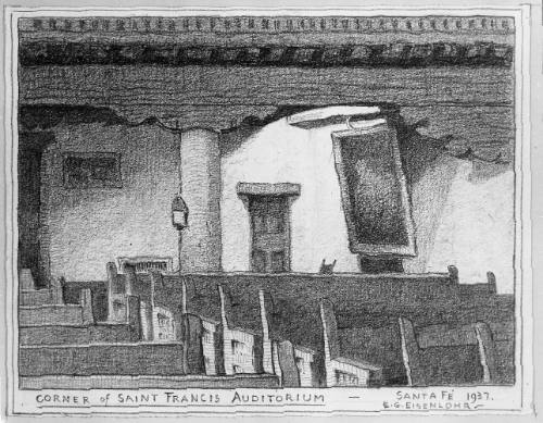 Corner of Saint Francis Auditorium