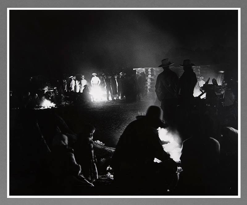 Awaiting the Ceremony of the Yeibichai (from the Enduring Navaho series)