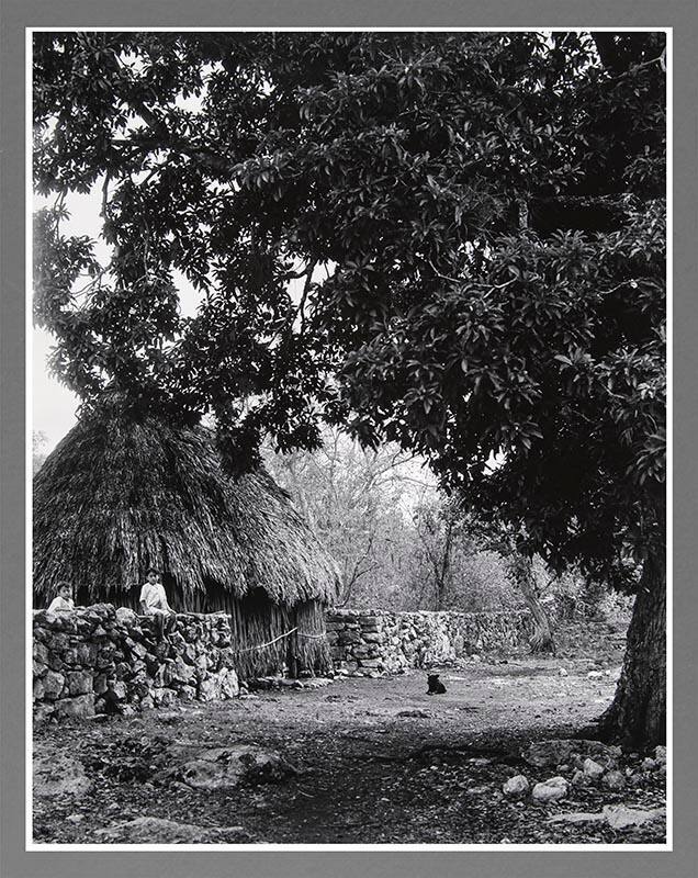 A Village Street in Piste Yucatan
