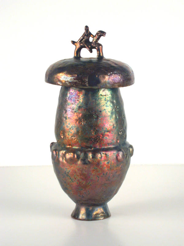 Green Lidded Vessel