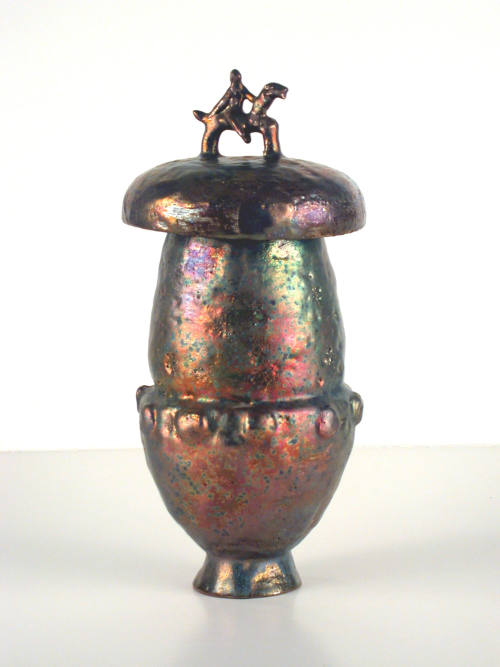 Green Lidded Vessel