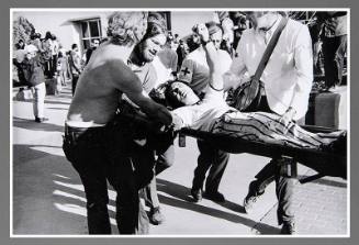 Steve Sullivan on Stretcher