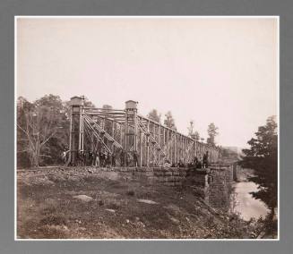 Bridge with Group of Men