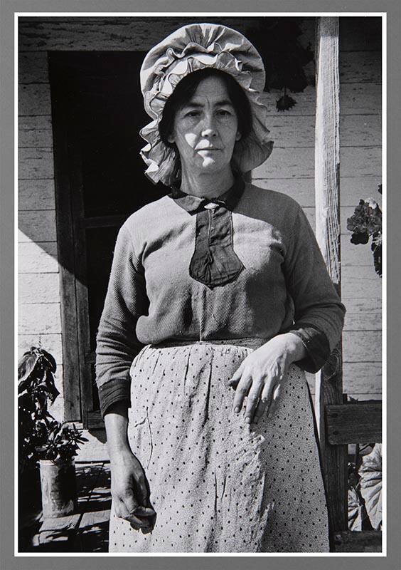 Untitled (Woman wearing bonnet)