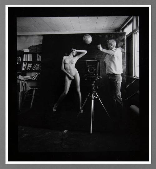 Untitled (Artist and model with camera)
