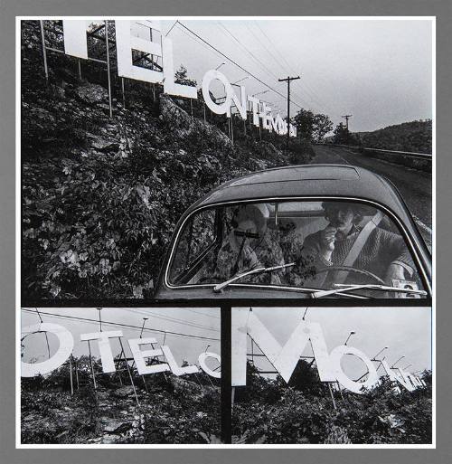 Untitled (Motel signs and Volkswagen)