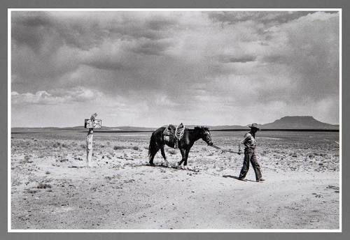 Cowboy with Spanish Cow Pony, Pie Town, New Mexico