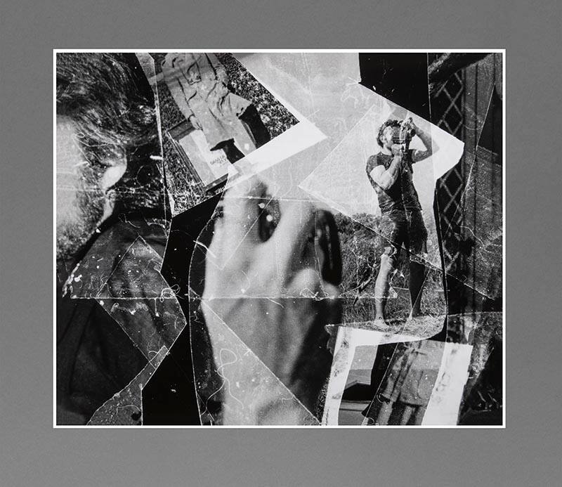 Vacation in Paris (from the series Taped Negatives)