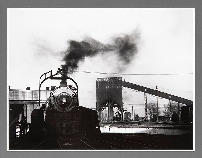 Roundhouse and Coal Chute on the Atchison, Topeka and Santa Fe