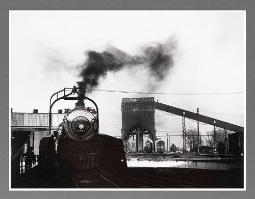 Roundhouse and Coal Chute on the Atchison, Topeka and Santa Fe