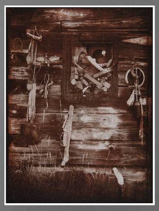 Assemblage of Objects on Wall, North Shore, Lake Superior